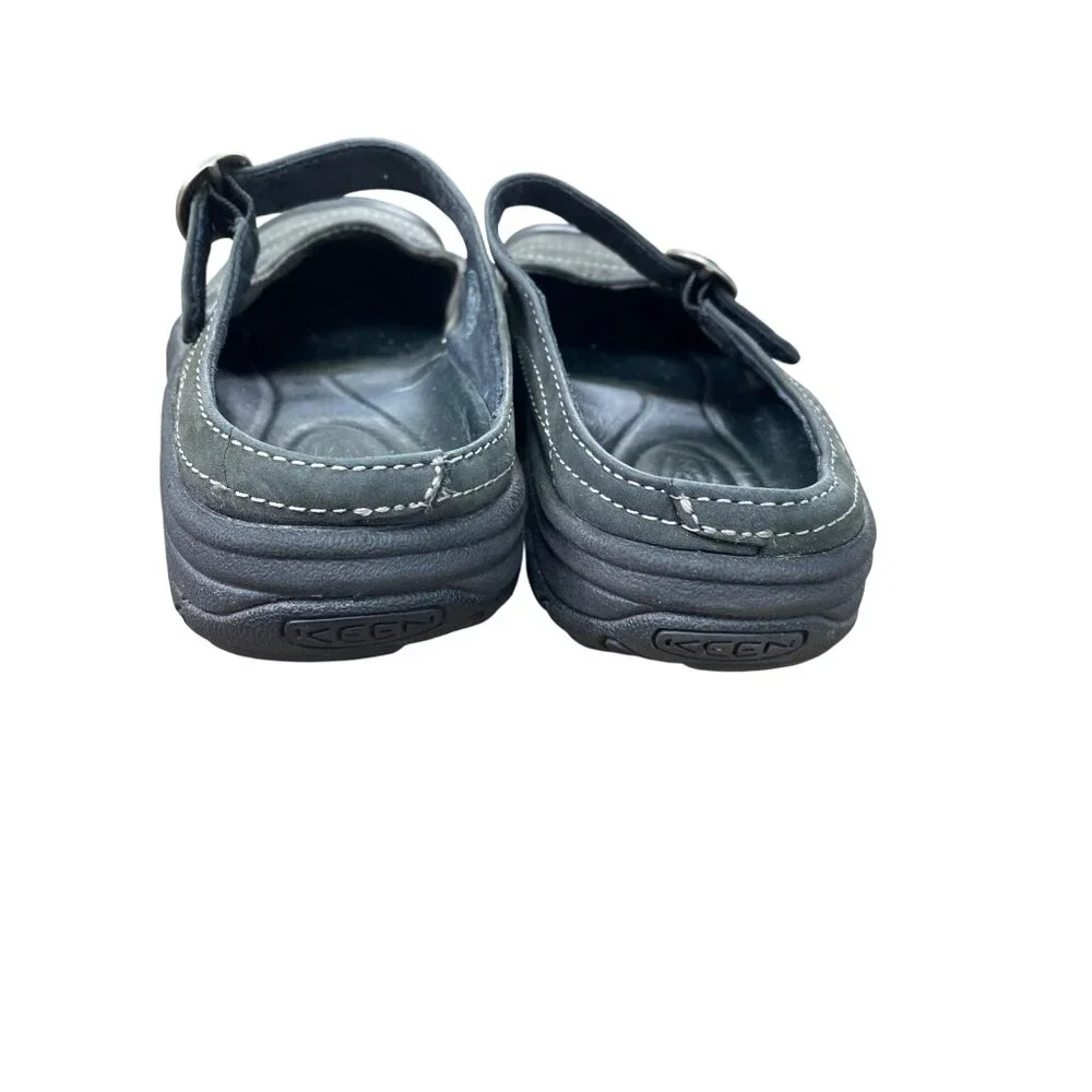 Keen Womens brown black leather Mary Jane sandals shoes size 7 SKU 8900 - Picture 14 of 16